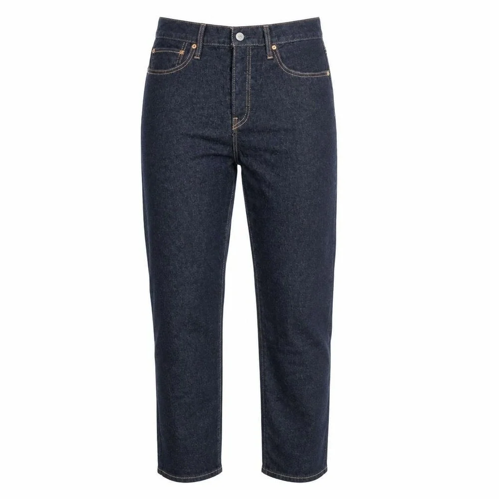 Levis Wedgie Fit Jeans Womens 32 Blue High Rise Denim Heritage Dark Wash Preppy